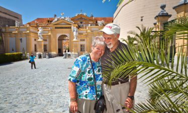 Couple Exploring Danube Valley and Melk Abbey in Austria