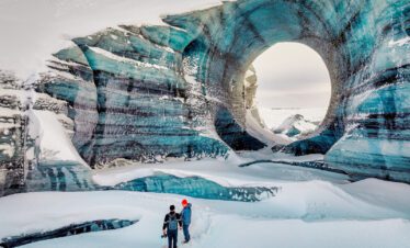 Exploring Mýrdalsjökull Ice Caves in Iceland Adventure Tour
