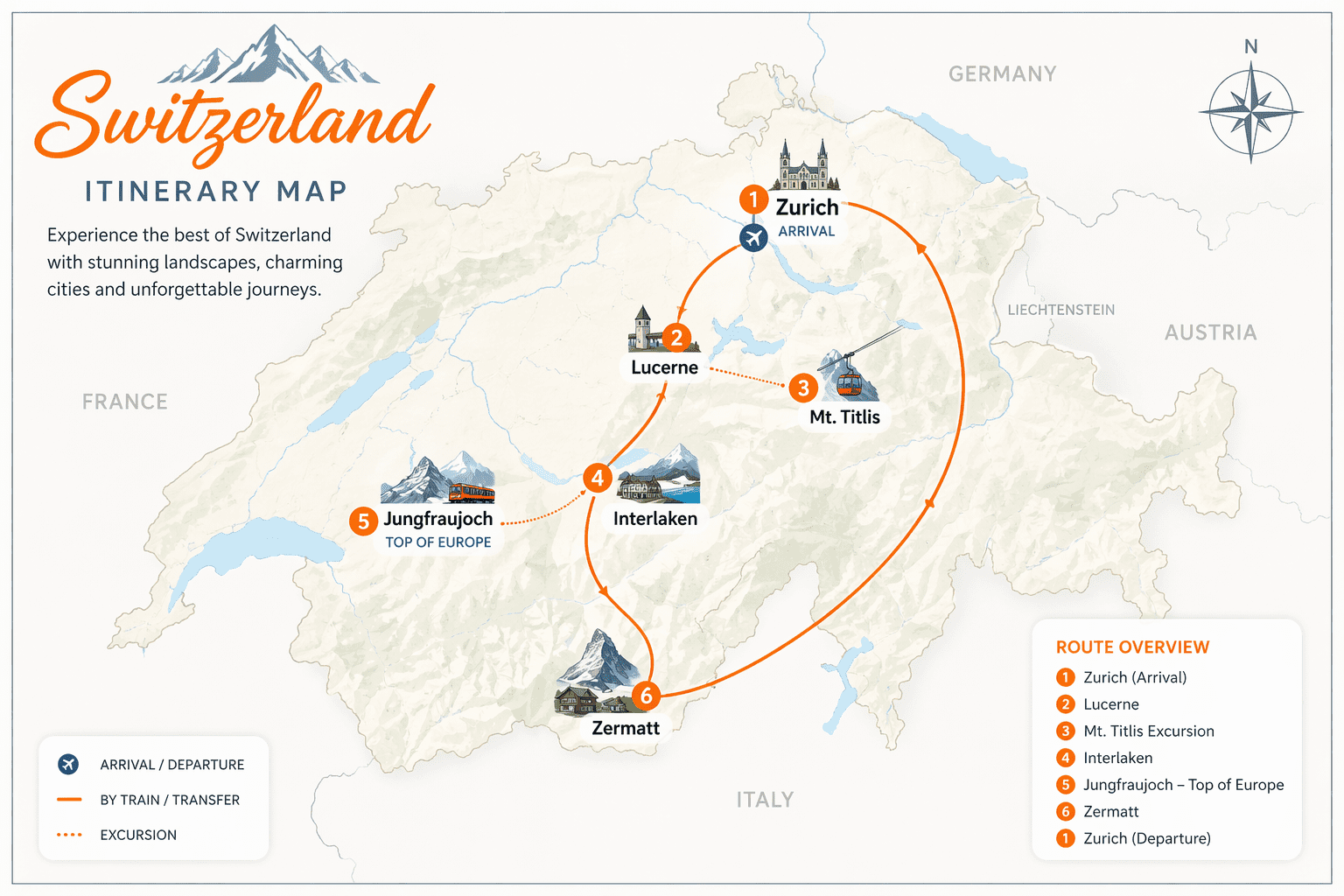 Switzerland map