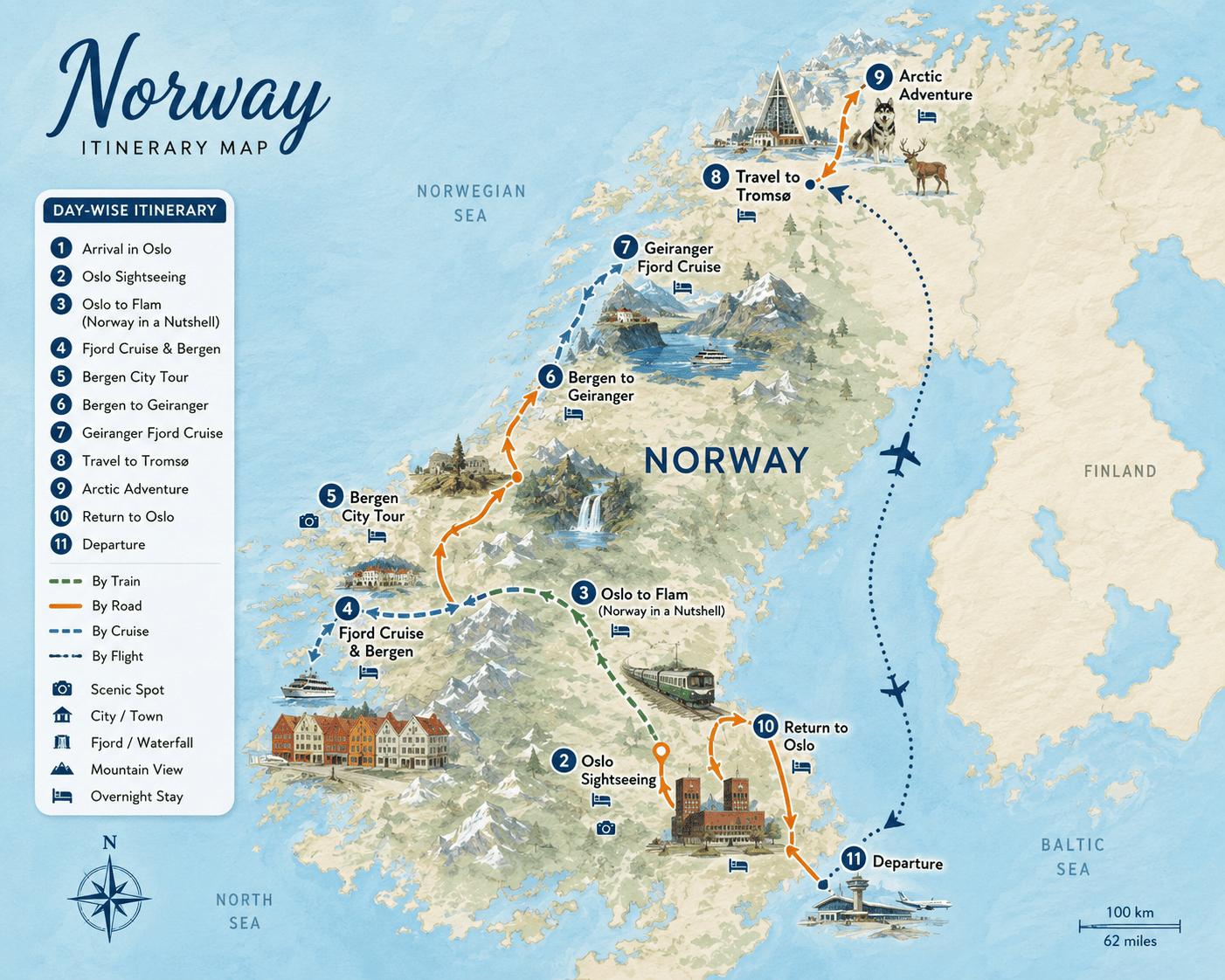Norway map
