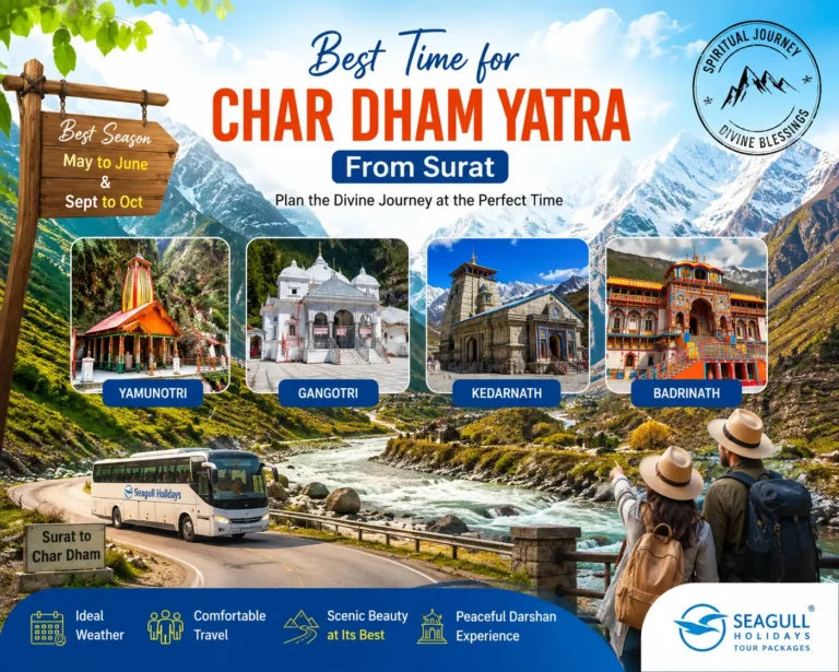 Best Time for Char Dham Yatra from Surat – Kedarnath, Badrinath, Gangotri and Yamunotri